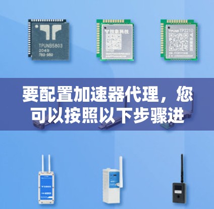 要配置加速器代理,您可以按照以下步骤进行