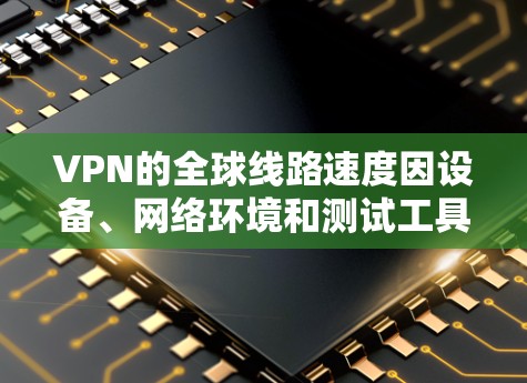 VPN的全球线路速度因设备、网络环境和测试工具而有所不同。以下是一些常见的VPN速度数据和测试工具