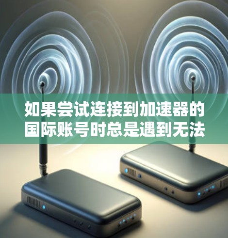 如果尝试连接到加速器的国际账号时总是遇到无法连接到服务器或服务器正在等待更新中的提示,可以按照以下步骤进行