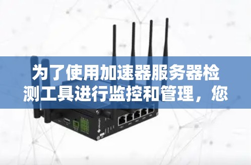 为了使用加速器服务器检测工具进行监控和管理，您可以按照以下步骤进行