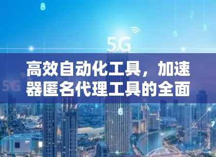 高效自动化工具,加速器匿名代理工具的全面解析
