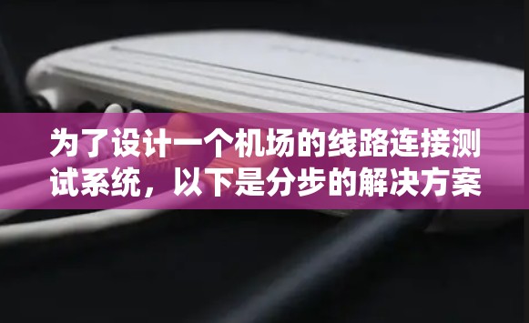 为了设计一个机场的线路连接测试系统,以下是分步的解决方案