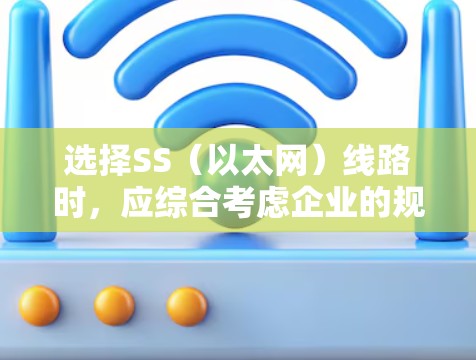 选择SS(以太网)线路时,应综合考虑企业的规模、业务需求、技术需求、价格、兼容性以及维护管理等因素。以下是详细的策略指南