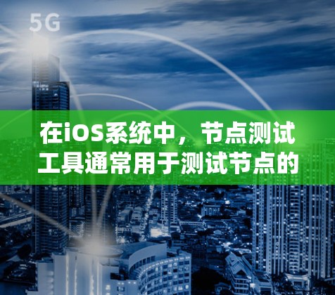 在iOS系统中，节点测试工具通常用于测试节点的运行状态、网络连接、性能以及资源使用情况。以下是一些常用的节点测试工具
