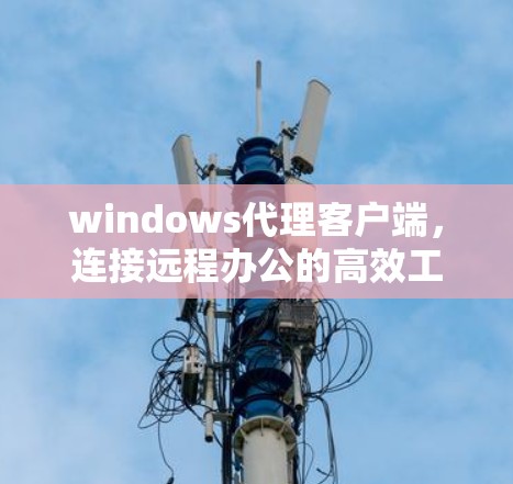 windows代理客户端，连接远程办公的高效工具