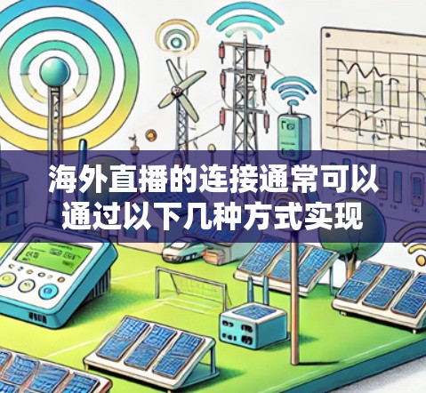 海外直播的连接通常可以通过以下几种方式实现