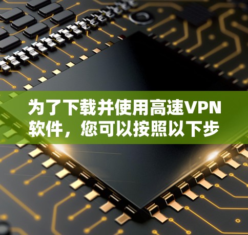 为了下载并使用高速VPN软件,您可以按照以下步骤进行